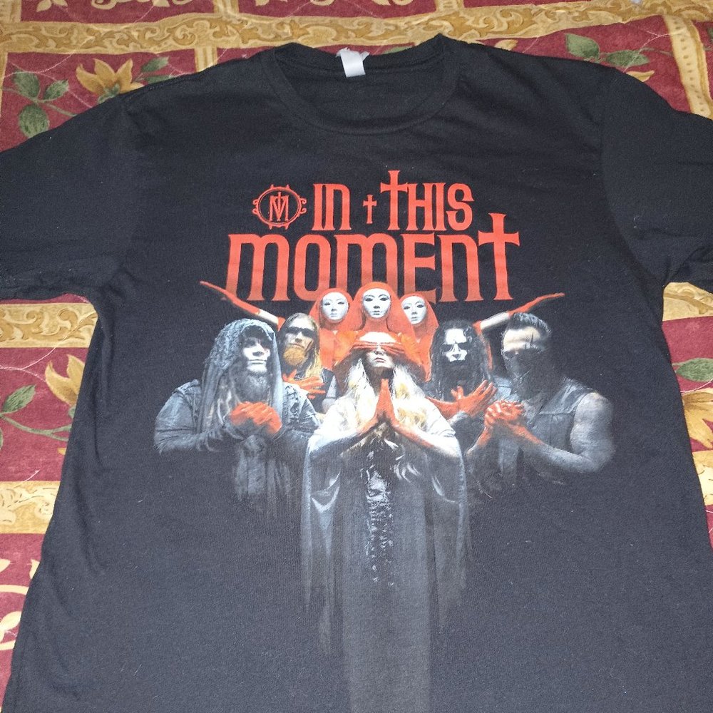 1. IN THIS MOMENT Men's rock band t-shirt.
